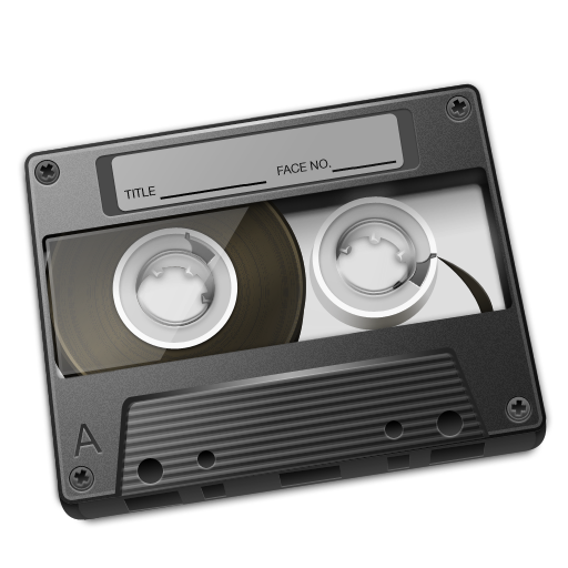 Cassette Gray Icon 512x512 png